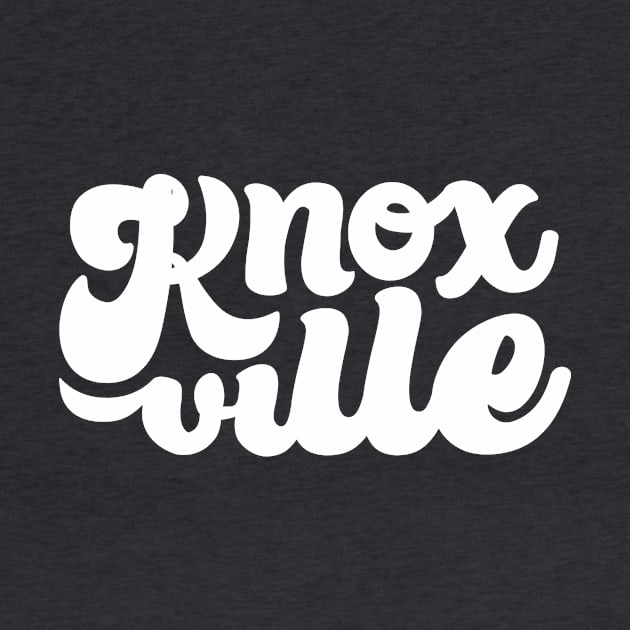 Knoxville Script - White + Orange by jepegdesign